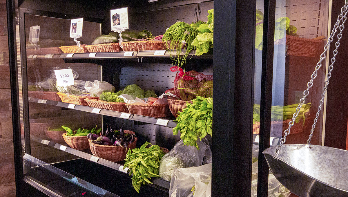 Fresh Produce for Sale at the Harvest Food Hub at San Juan College.