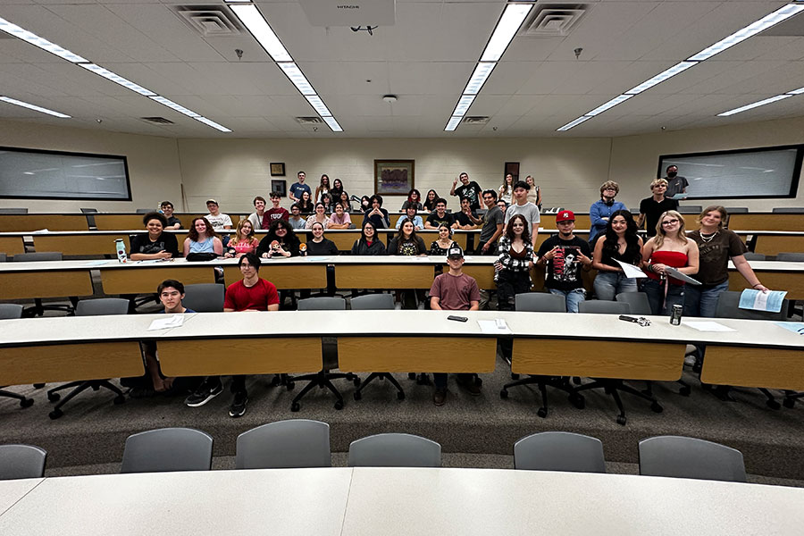 The Graduating class of 2025 from San Juan College High School