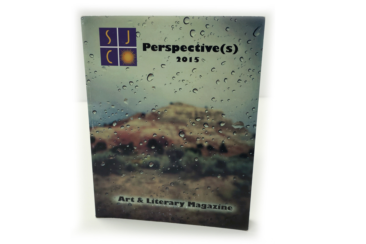 Perspective(s) cover 2015 rain drops blurring out a landscape photo