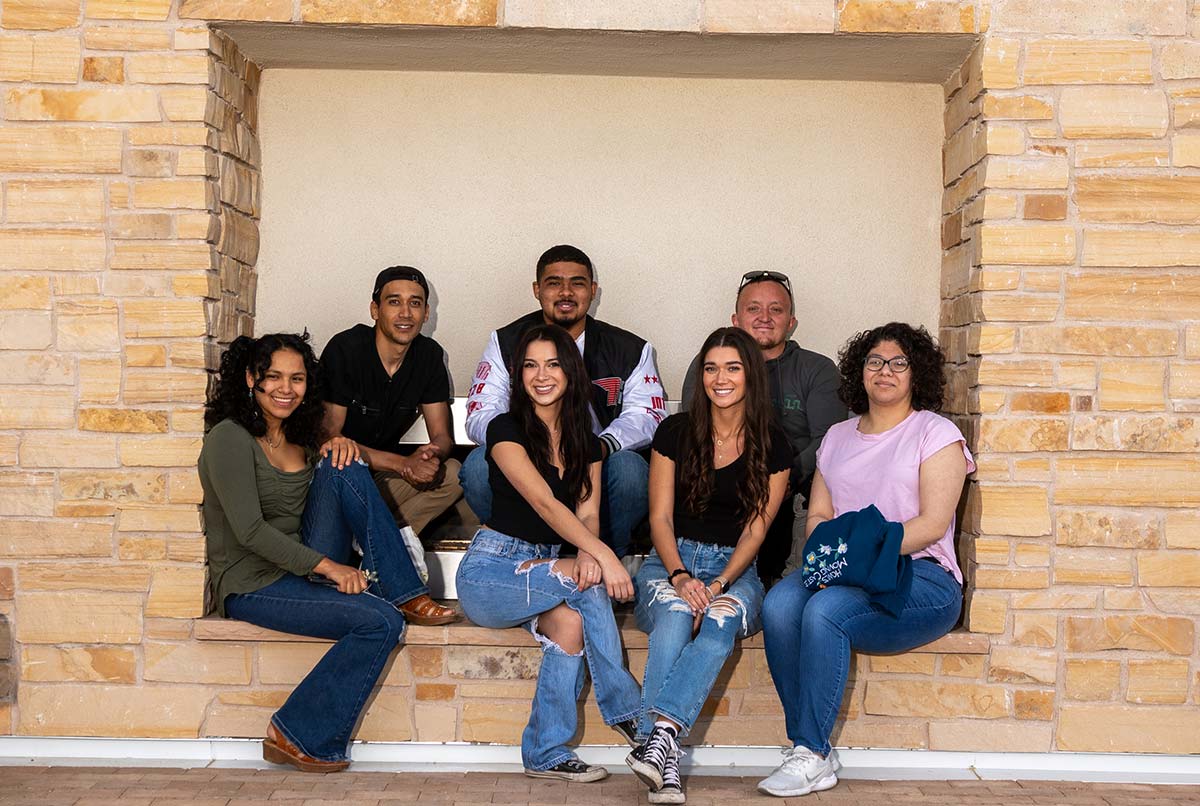 San Juan College Students who are part of the SJC Cast posing for the camera.